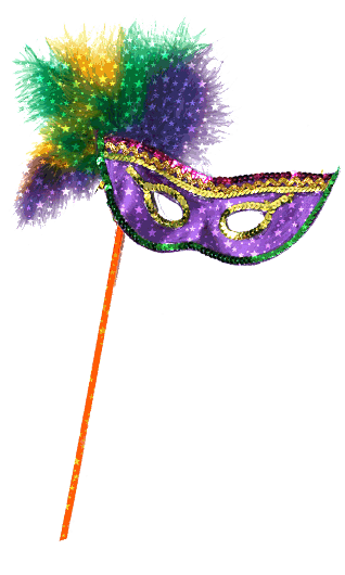 mardi gras mask animation